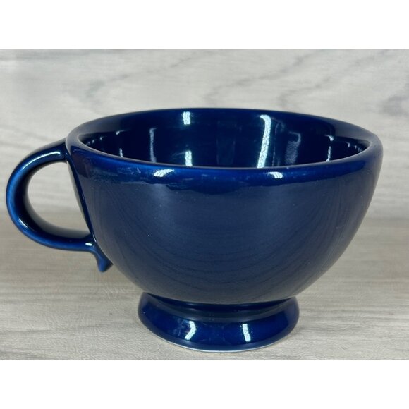 Dansk Blue Ceramic Footed Soup Mug Cup - Picture 1 of 7